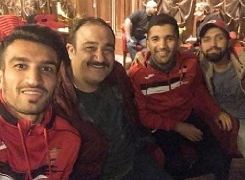 بازیگر معروف طنز در اردوی پرسپولیس+عکس 