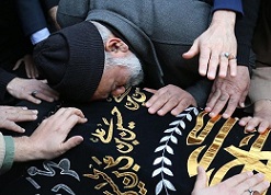 عکس/مراسم تشییع مادر سردار نقدی