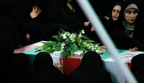 عکس/ مراسم وداع با پیکر مطهر شهدای گمنام در تبریز