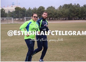 عکس/ تمرینات اختصاصى مدافع استقلال در آزادی 