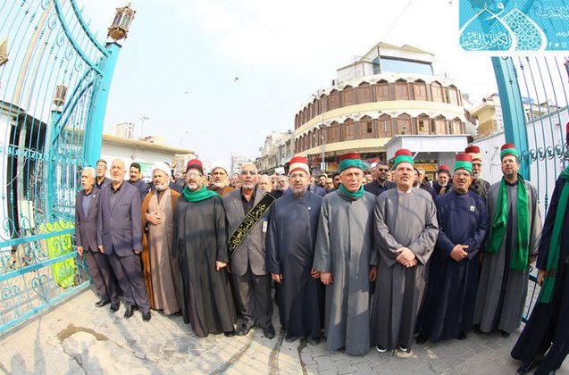 عکس/ عزاداری در کاظمین روز شهادت حضرت زهرا(س) 