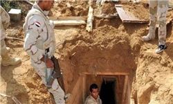 ارتش مصر 6 تونل دیگر در مرز غزه را تخریب کرد