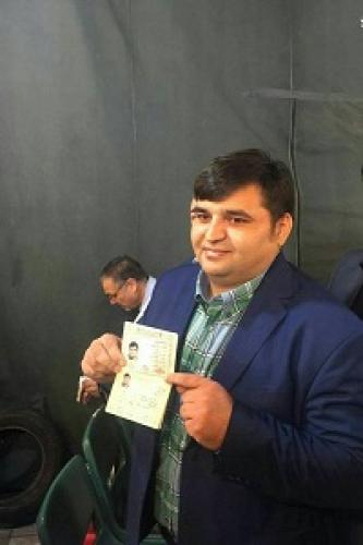 عکس/ رضازاده در انتخابات شورای شهرتهران