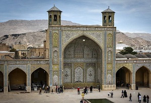عکس/ گردشگران نوروزی در مسجد وکیل شیراز