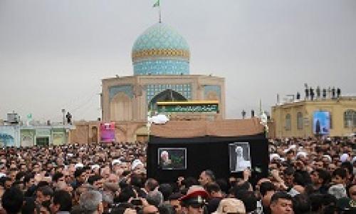 تشییع پیکر آیت الله سیدحسن صالحی
