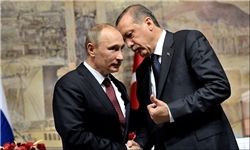 تماس تلفنی اردوغان وپوتین درباره سوریه