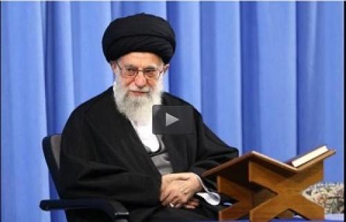فیلم/دیدار رهبرمعظم با قاریان وحافظان قران کریم