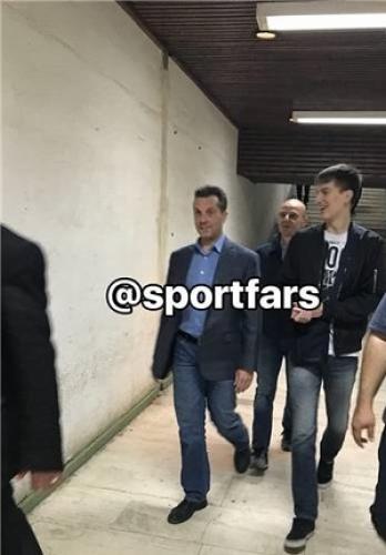  عکس/ سفیر کرواسی تماشاگر بازی پرسپولیس