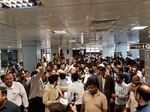 عکس/استقبال مردم بندرعباس از رئیسی 