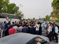 عکس/استقبال پرشور مردم همدان ازرئیسی
