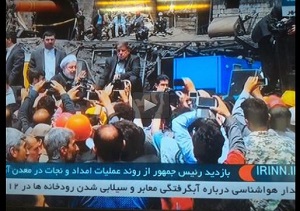 فیلم/ سخنان یکی از معدنچیان خطاب به روحانی