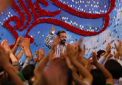 مولودی‌خوانی «محمود کریمی» در وصف علی اکبر(ع) + فیلم