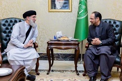 دیدار حکمتیار با وزیر امور خارجه افغانستان