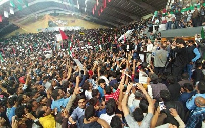 عکس/ استقبال پرشور اصفهانی‌ها از قالیباف