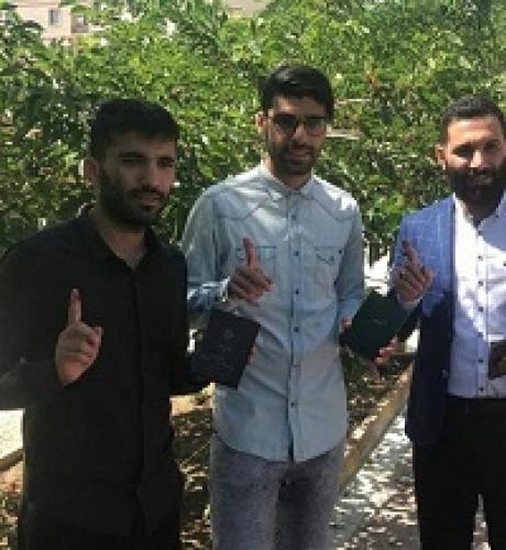  عکس/ مسلمان و طارمی بعد از رای دادن