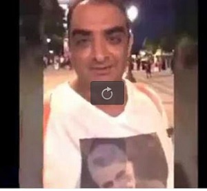 فیلم/حرکت شجاعانه یک ایرانی در خیابان شانزالیزه