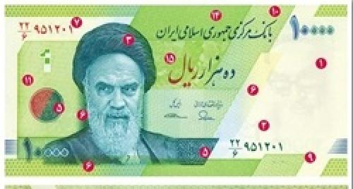 اسکناس جدید ۱۰ هزار ریالی سبز شد + تصویر