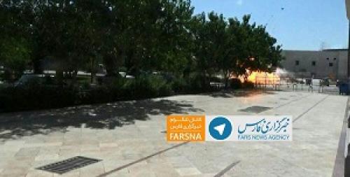 عکس: لحظه انفجار انتحاری در حرم امام خمینی(ره) 