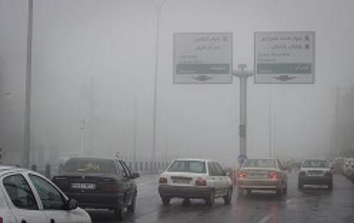 مه گرفتگی در جاده‌های شمالی