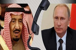 تبادل نظر ولادمیر پوتین با ملک سلیمان 