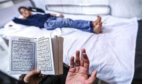 عکس/احیا شب نوزدهم رمضان در بیمارستان ها