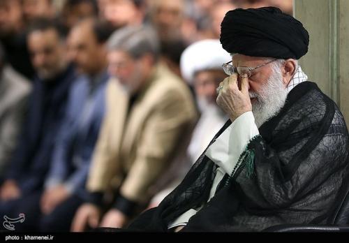  مراسم سوگواری حضرت علی(ع) در حضور امام خامنه‌ای برگزار شد 