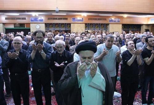  عکس/ مراسم ختم همسر آیت الله علم الهدی