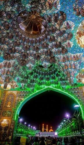 عکس/ نمایی متفاوت و زیبا از بین الحرمین