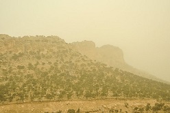 گرد و غبار آزاردهنده در مهران و ایلام