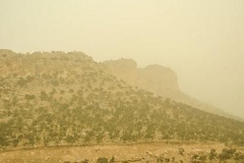 گرد و غبار آزاردهنده در مهران و ایلام