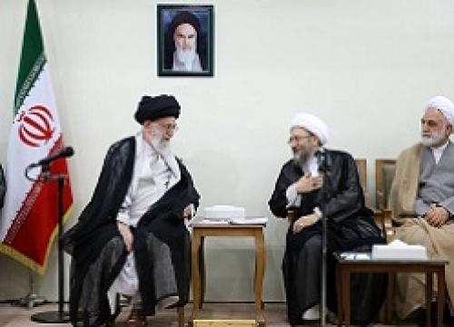 عکس/دیدار رهبر انقلاب با مسئولان دستگاه قضائی 