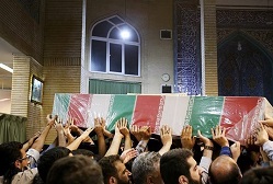 عکس/وداع با پیکر شهیدجلال ملک محمدی 