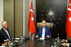 دیدار وزیر خارجه آمریکا با اردوغان 