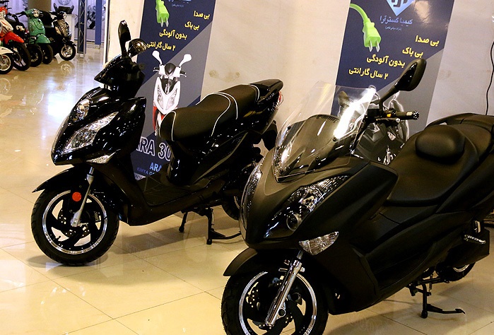 کلیدرفع آلودگی هوابرقی شدن موتورسیکلت‌هاست