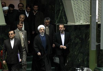 روحانی وارد صحن علنی مجلس شد 