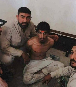  عکس/ دستگیری تروریست داعشی در تلعفر