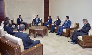  جابری انصاری در دمشق با اسد دیدار کرد