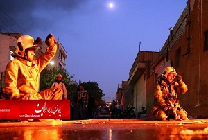 عکس/آتش‌سوزی انبار پلاستیک در جنوب شرق تهران