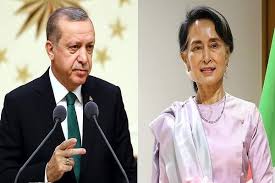 تماس تلفنی اردوغان با آنگ سان سوچی
