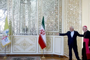  عکس/ دیدار وزیر امور خارجه واتیکان با ظریف