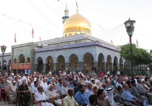  عکس/جشن عید غدیر در حرم حضرت‌ زینب‌ (س)
