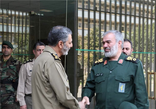  دیدار سردار فدوی با سرلشکر موسوی 