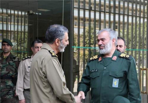  دیدار سردار فدوی با سرلشکر موسوی 