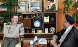  دیدار وزیر اطلاعات با فرمانده کل ارتش