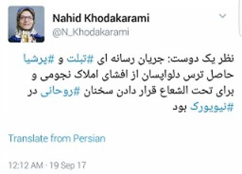 توجیه عجیب ناهید خداکرمی عضو شورای شهر تهران 