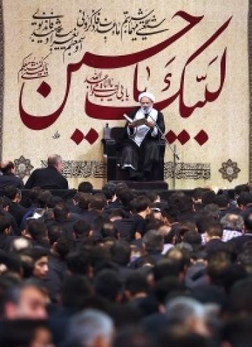 عکس/عزاداری شب سوم محرم مسجد ارک تهران