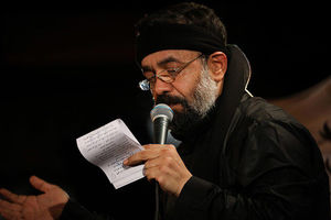 فیلم/ مداحی حاج محمود کریمی در دسته زنجیر زنی