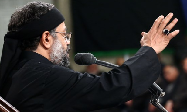 فیلم/ نوحه خوانی محمود کریمی در حسینیه امام خمینی (ره)