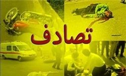 تصادف زنجیره‌ای 7 خودرو در تهران +عکس
