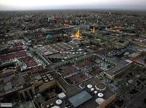  تصویر هوایی زیبا از حرم امام رضا (ع)